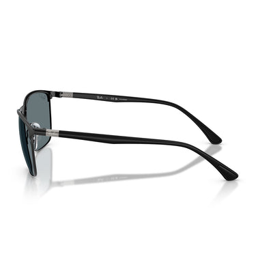 Ray-Ban Sonnenbrille RB3686 186/3R Schwarz/Dunkelblau Unisex polarisiert