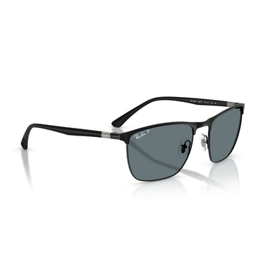 Ray-Ban Sonnenbrille RB3686 186/3R Schwarz/Dunkelblau Unisex polarisiert