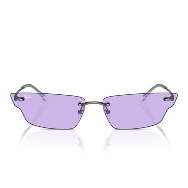 Ray-Ban Sonnenbrille RB3731 004/1A Anh Silber/Lila Unisex
