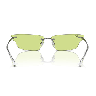 Ray-Ban Gafas de Sol RB3731 004/2 Anh Plata/Verde Unisex