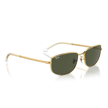 Ray-Ban Okulary Przeciwsłoneczne RB3732 001/31 Złoto/Zielony Unisex 5