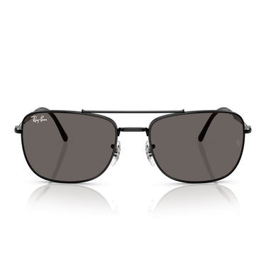 Ray-Ban Okulary Przeciwsłoneczne RB3755 002/B1 Czarny/Ciemnoszary Unisex