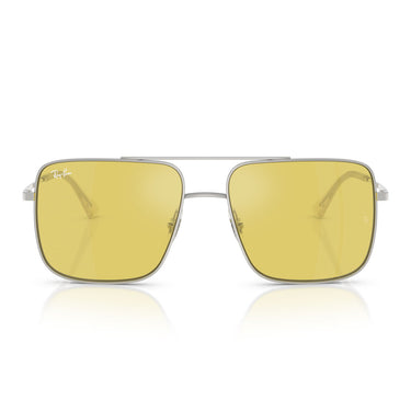 Ray-Ban Gafas de Sol RB3758 003/6D Ari Plata/Amarillo Unisex