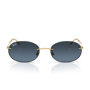 Ray-Ban Okulary Przeciwsłoneczne RB3767 001 4C Złoto Arista Niebieski Gradient Ciemny Szary Unisex