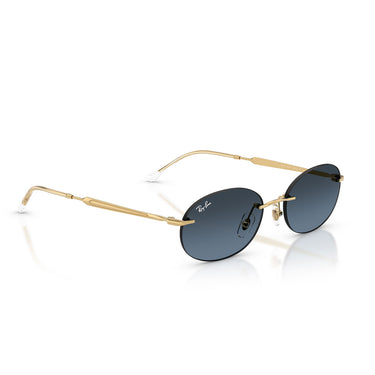 Ray-Ban Okulary Przeciwsłoneczne RB3767 001 4C Złoto Arista Niebieski Gradient Ciemny Szary Unisex 3