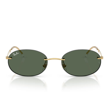 Ray-Ban Lunettes de Soleil RB3767 001/71 Or Arista/Vert Foncé Unisexe