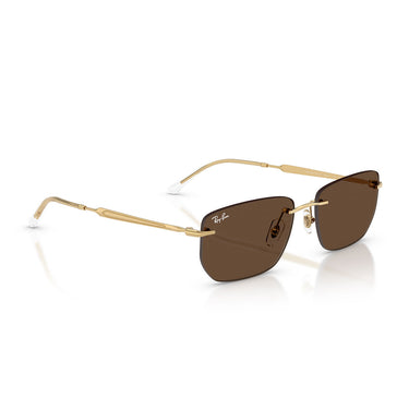 Ray-Ban Okulary Przeciwsłoneczne RB3768 001/73 Złoto Arista/Ciemny Brąz Unisex 5