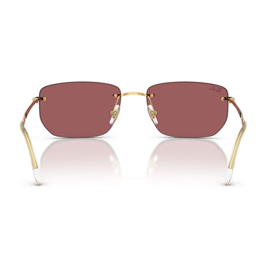 Ray-Ban Okulary Przeciwsłoneczne RB3768 001/D0 Złoto Arista/Ciemny Fiolet Czerwony Lustro Unisex 4