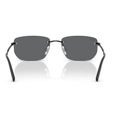 Ray-Ban Okulary Przeciwsłoneczne RB3768 002/81 Czarny/Ciemnoszary Unisex Polaryzowane 3