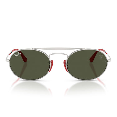 Ray-Ban Gafas de Sol RB3775M F00731 Ferrari Plata/Verde Unisex