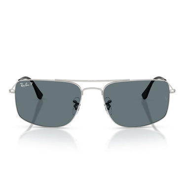Ray-Ban Occhiali da Sole RB3779 003 3R Explorer 3 Argento Blu Scuro Unisex Polarizzati