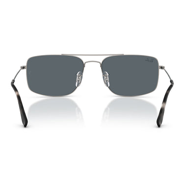 Ray-Ban Occhiali da Sole RB3779 004 R5 Explorer 3 Gunmetal Blu Unisex 4