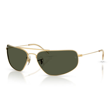 Ray-Ban Occhiali da Sole RB3780 001 31 Oro Arista Verde Unisex 2