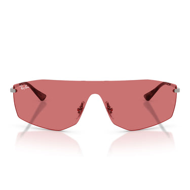 Ray-Ban Occhiali da Sole RB3781 004 75 Alix Gunmetal Rosso Hiper Unisex