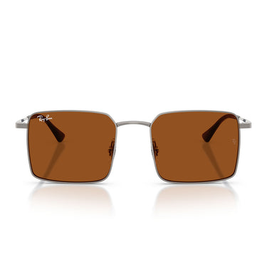 Ray-Ban Occhiali da Sole RB3782 004 73 Idan Gunmetal Marrone Scuro Unisex