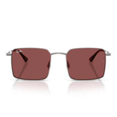 Ray-Ban Occhiali da Sole RB3782 004 75 Idan Gunmetal Violetto Scuro Unisex