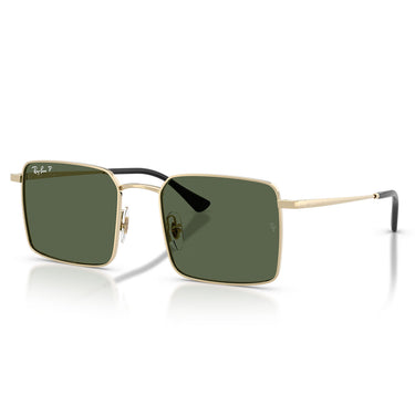 Ray-Ban Occhiali da Sole RB3782 92139A Idan Oro Pallido Verde Scuro Unisex Polarizzati 2