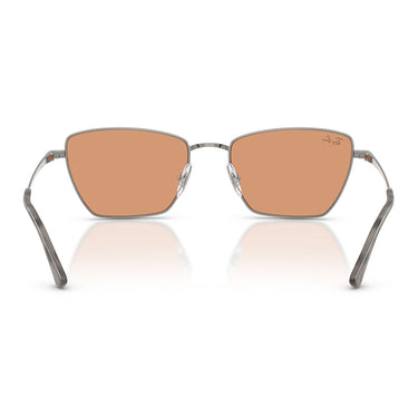 Ray-Ban Occhiali da Sole RB3783 004 7 Drea Gunmetal Arancione Unisex 4