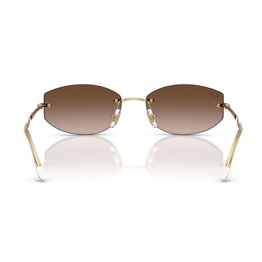 Ray-Ban Occhiali da Sole RB3792 001 13 Oro Arista Marrone Sfumato Unisex 4