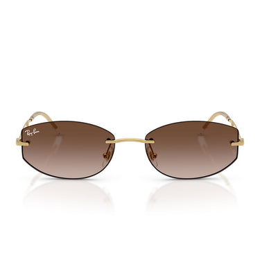 Ray-Ban Occhiali da Sole RB3792 001 13 Oro Arista Marrone Sfumato Unisex