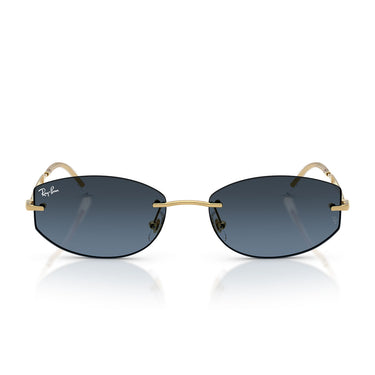 Ray-Ban Occhiali da Sole RB3792 001 4C Oro Arista Blu Sfumato Unisex