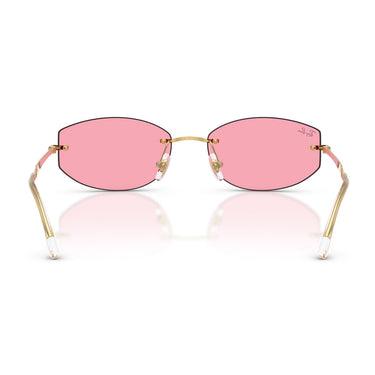 Ray-Ban Occhiali da Sole RB3792 001 84 Oro Arista Rosa Unisex 4
