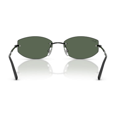 Ray-Ban Occhiali da Sole RB3792 002 71 Nero Verde Scuro Unisex 4