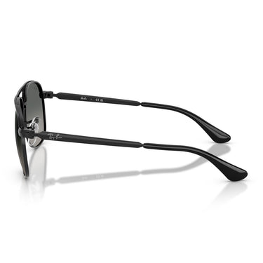 Ray-Ban Occhiali da Sole RB3793 002 71 Bill Max Nero Grigio Chiaro Sfumato Unisex 3
