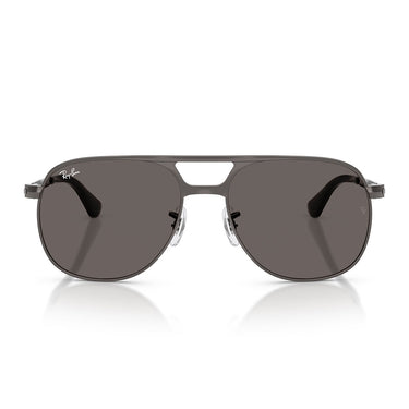 Ray-Ban Occhiali da Sole RB3793 004 B1 Bill Max Gunmetal Grigio Scuro Unisex