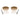 Ray-Ban Okulary Przeciwsłoneczne RB3832 001 51 Złoto Arista Brązowy Gradient Unisex 3