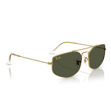 Ray-Ban Okulary Przeciwsłoneczne RB3845 919631 Explorer 5 Złoto/Zielony G-15 Unisex 5