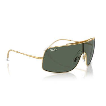 Ray-Ban Sonnenbrille RB3897 001/71 Wings III Gold/Grün Unisex 5