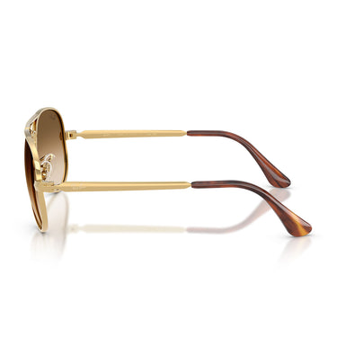 Ray-Ban Okulary Przeciwsłoneczne RB3925 001/51 Aviator Max Złoto Arista/Brązowy Przezroczysty Gradient Unisex 3