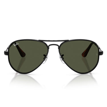 Ray-Ban Okulary Przeciwsłoneczne RB3925 002/31 Aviator Max Czarny/Zielony Unisex