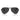Ray-Ban Occhiali da Sole RB3925 002/48 Aviator Max Nero/Nero Unisex Polarizzati