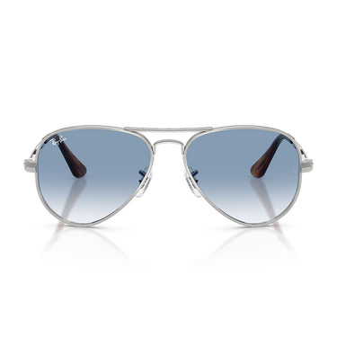 Ray-Ban Okulary Przeciwsłoneczne RB3925 003 3F Aviator Max Srebrny Przezroczysty Niebieski Gradient Unisex 3