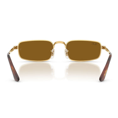 Ray-Ban Occhiali da Sole RB3927 001 33 x ASAP Rocky Oro Arista Marrone Unisex 4