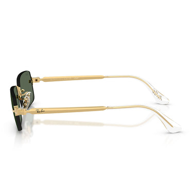 Ray-Ban Occhiali da Sole RB3928 001 71 x ASAP Rocky Oro Arista Verde Scuro Unisex 3