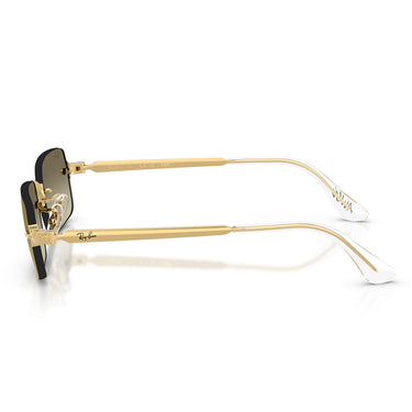 Ray-Ban Occhiali da Sole RB3928 001 7I x ASAP Rocky Oro Arista Marrone Specchiato Unisex 3