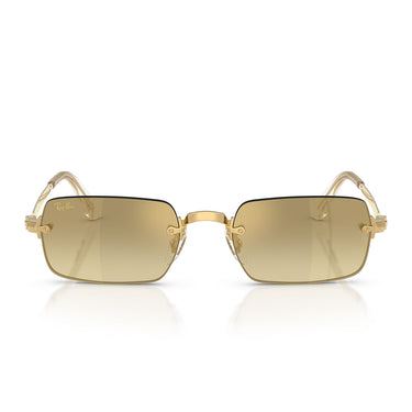 Ray-Ban Occhiali da Sole RB3928 001 7I x ASAP Rocky Oro Arista Marrone Specchiato Unisex