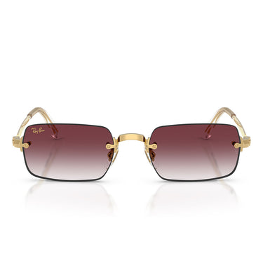 Ray-Ban Occhiali da Sole RB3928 001 8H x ASAP Rocky Oro Arista Viola Sfumato Unisex