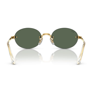 Ray-Ban Occhiali da Sole RB3929 001 71 x ASAP Rocky Oro Arista Verde Scuro Unisex 4