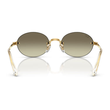 Ray-Ban Occhiali da Sole RB3929 001 7I x ASAP Rocky Oro Arista Marrone Specchiato Unisex 4