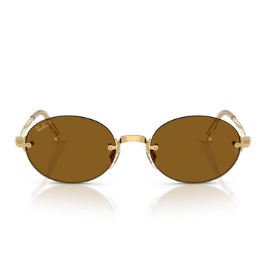 Ray-Ban Occhiali da Sole RB3929 001 83 x ASAP Rocky Oro Arista Marrone Scuro Unisex Polarizzat