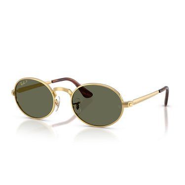 Ray-Ban Occhiali da Sole RB3931 001 58 x ASAP Rocky Oro Arista Verde Unisex Polarizzati 2