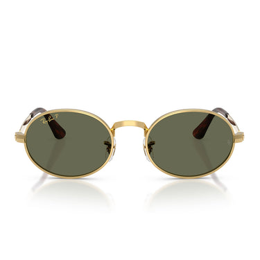 Ray-Ban Occhiali da Sole RB3931 001 58 x ASAP Rocky Oro Arista Verde Unisex Polarizzati
