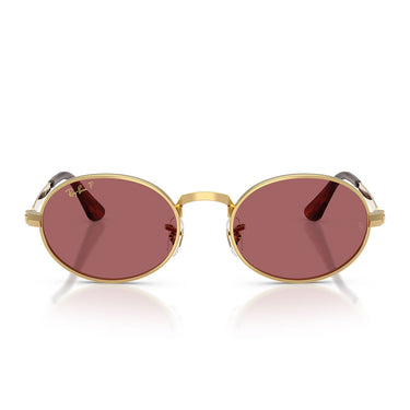 Ray-Ban Occhiali da Sole RB3931 001 AF x ASAP Rocky Oro Arista Viola Unisex Polarizzati