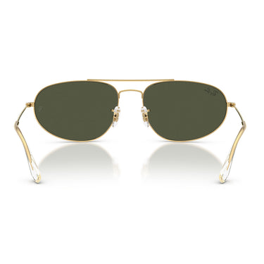 Ray-Ban Okulary Przeciwsłoneczne RB3945 919631 Złoto Legend/Zielony Unisex 3