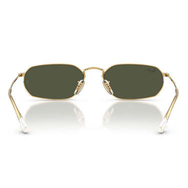 Ray-Ban Okulary Przeciwsłoneczne RB3947 001/31 Złoto Arista/Zielony Unisex 3