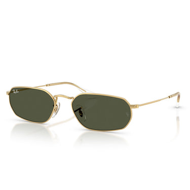 Ray-Ban Okulary Przeciwsłoneczne RB3947 001/31 Złoto Arista/Zielony Unisex 1